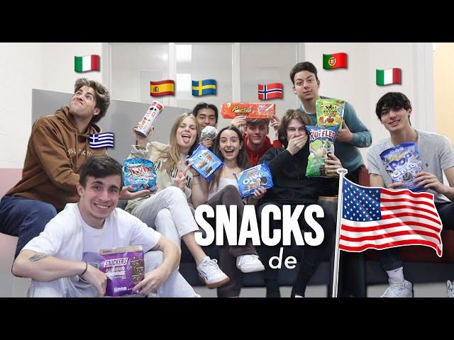  INTERNACIONALES prueban SNACKS AMERICANOS  | Eva Bleider