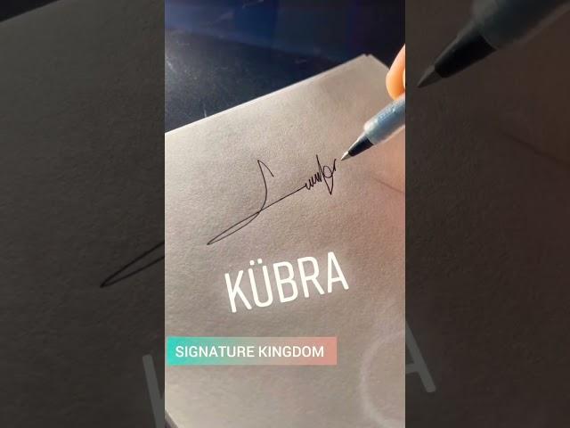 K Signature Style | Signature Style Of My Name (K Signature) #shorts  #signature #creativeart
