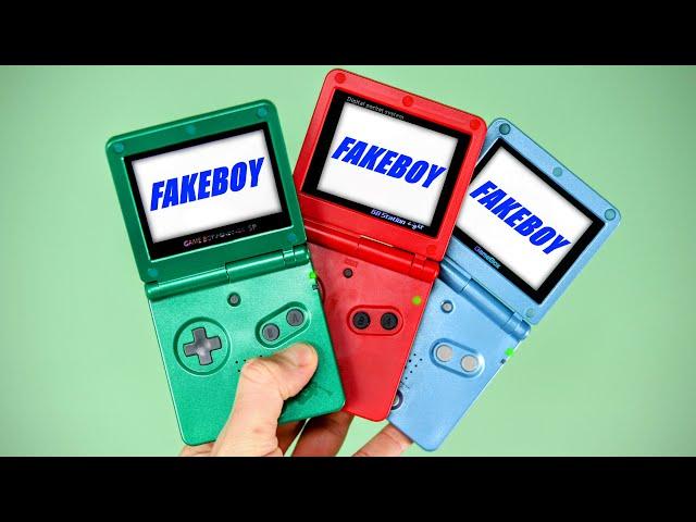 China’s NEW Fake GameBoy Advance SP’s!