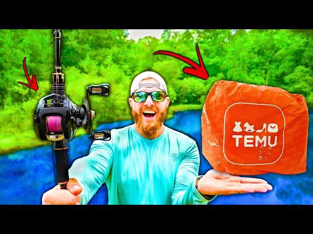 Temu App BUDGET Fishing Challenge (Rod, Reel, Line, Lures)