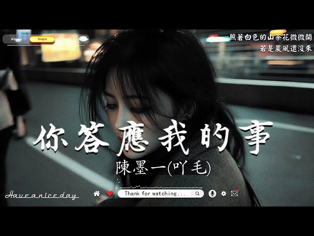 2024抖音最最最火KKBOX華語單曲排行週榜陳墨一(吖毛) - 你答應我的事, 王晴 - 還是錯過他, 听说你-抒情版, 王宇宙Leto - 若月亮没来