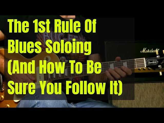 Blues Guitar Soloing Lesson On How To Get Your Blues Licks Off Of Beat 1