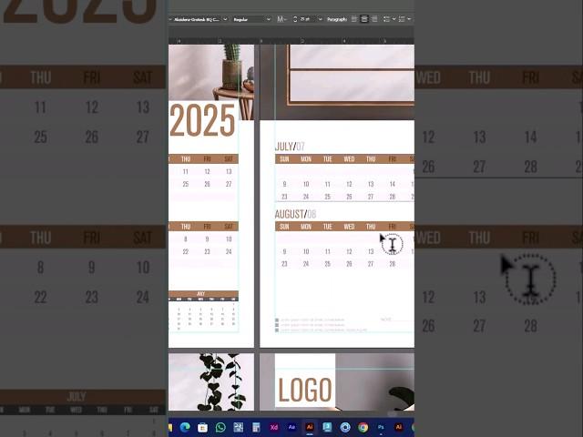 calendar  2025 #calendar #calendardate #illustrator #illustratortutorial #tutorial #howto #design