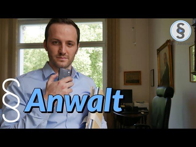 Rechtsanwalt: Tagesablauf, Routine, Beruf | Beruf Rechtsanwalt #1 | Herr Anwalt