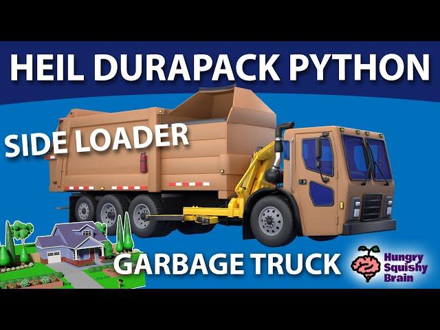 HEIL Durapack Python Side Loader Garbage Truck!