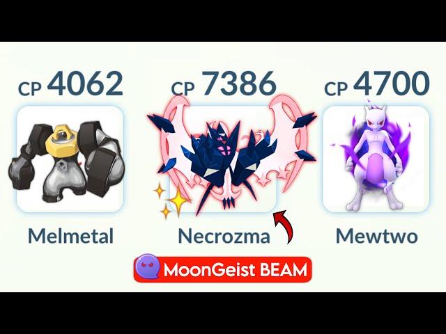 Shiny DAWN WINGS NECROZMA (with Moongeist Beam) is TRULY OVERPOWERED in Pokemon GO.