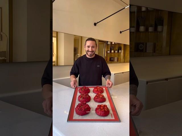 Step by Step Strawberry Fancy Raspberry Pistachio Cookie  #cedricgrolet