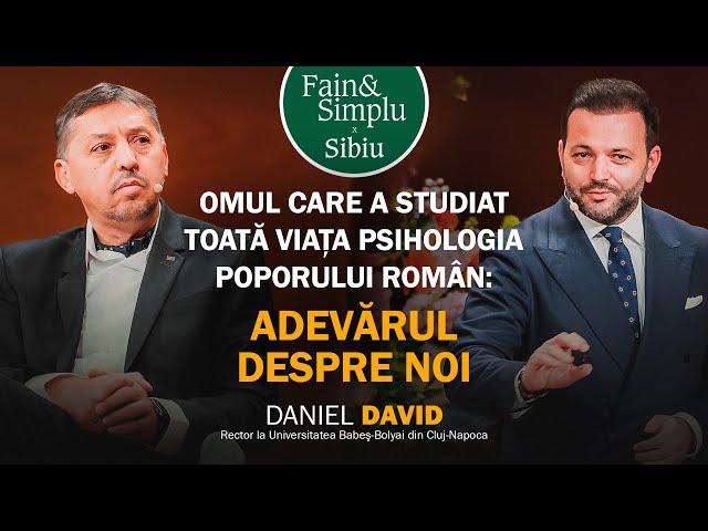 LUPTA UNUI DR. PSIHOLOG CU INFLUENCERI PSEUDOPSIHOLOGI SI FAKE NEWS.DANIEL DAVID | Fain & Simplu 199