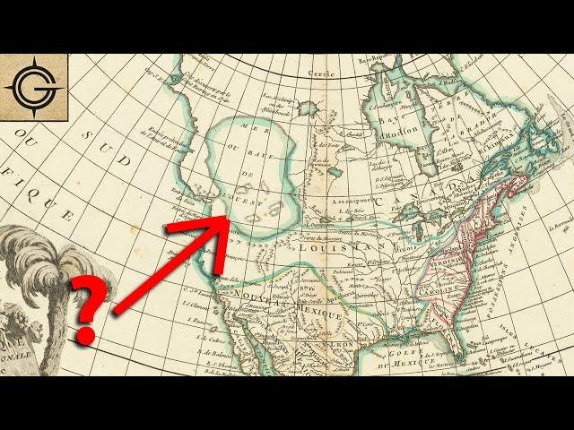 Why was this Sea in North America on Old Maps?