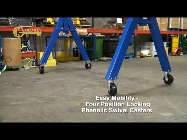 FHS Fixed Steel Gantry Cranes - Gold Key Equipment