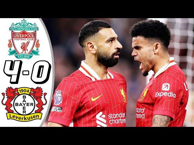 LIVERPOOL VS BAYER LEVERKUSEN 4-0- ALL GOALS & HIGHLIGHTS -2024