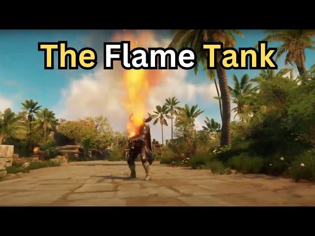 New World Fire Staff Tank Build - The Flame Tank