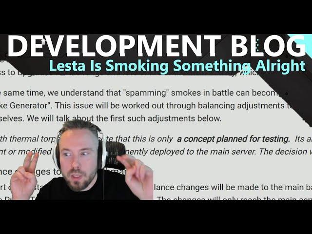 Development Blog - Lesta Is Smoking Something Alright