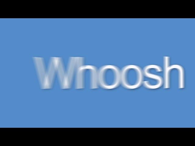 Heavy Whoosh Sound Effects