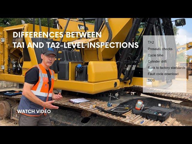 Caterpillar TA1-level and TA2-level inspection