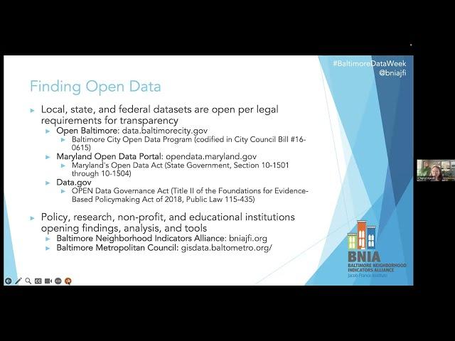 Mapping Open Data for Your Neighborhood: Baltimore Data Week 2023