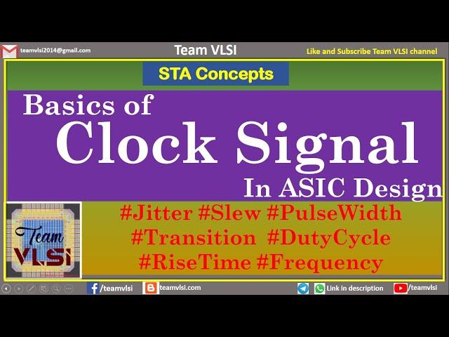 Basics of Clock Signal | Characteristics of Clock | Property of Digital Clock