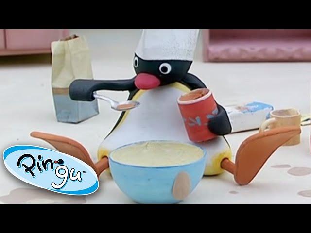 Pingu's Messy Baking  | Pingu Official | Cartoons for Kids