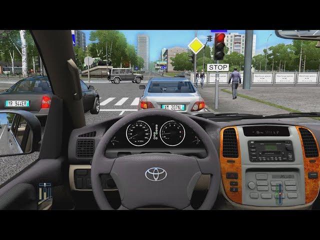 City Car Driving - Toyota Land Cruiser 100 | Fast Driving