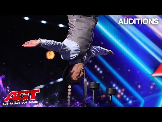 SHOCKING Balancing Act with a TWIST | Australia's Got Talent 2022