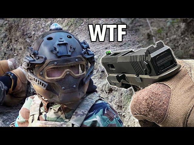 Pi£$ing off airsoft players with savage HEADSHOTS..