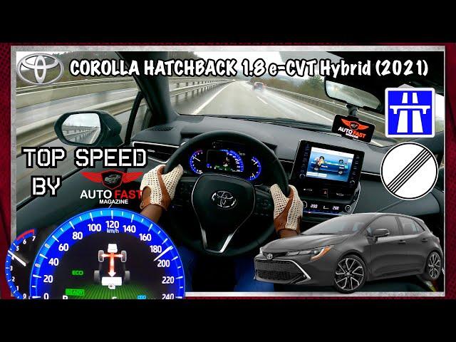 2021 Toyota Corolla Hatchback Hybrid 122 HP - TOP SPEED DRIVE POV