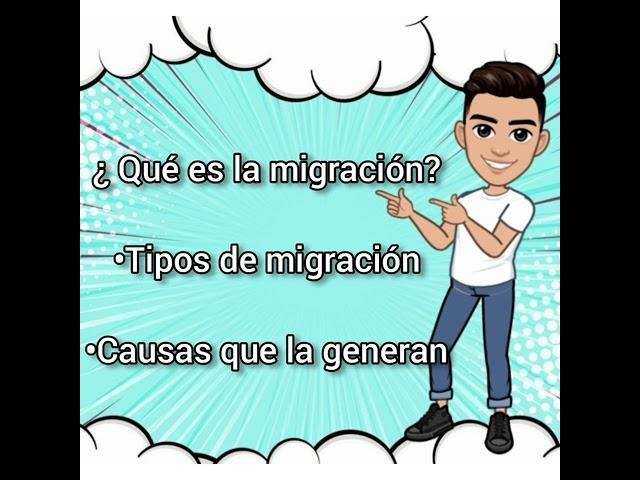 ¿ Qué es la migración?