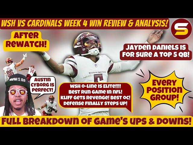 Jayden BREAKING NFL RECORDS! | WSH vs ARZ WHOOPIN Review & Analysis! Kliff's REVENGE! & More!