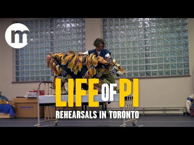 Life of Pi rehearsals