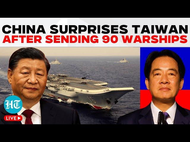 LIVE: China's Surprise Military Move On Taiwan After Sending 90 Ships, 50 Warplanes; Taipei Reacts