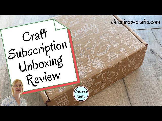 £25 CRAFT SUBSCRIPTION BOX UNBOXING AND REVIEW - What do you really get?