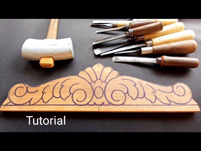 Tutorial wood carving new model design