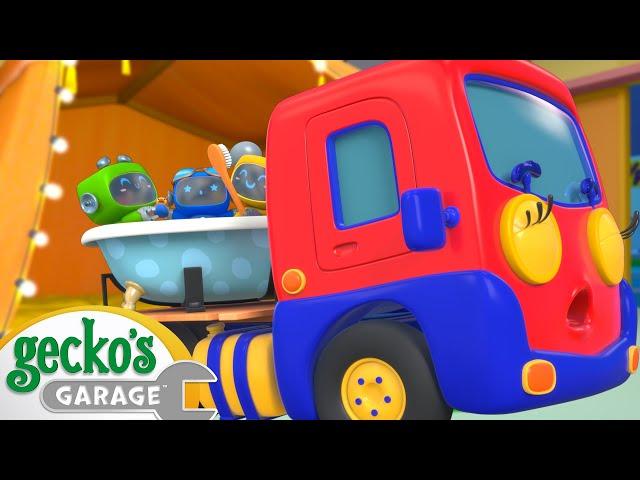 Baby Truck Babysitting! | Gecko's Garage | Trucks For Children | Cartoons For Kids