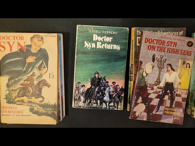 Vintage paperbacks of Dr. Syn alias the Scarecrow by Russell Thorndike