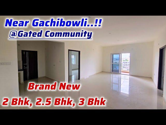 Brand New 2 Bhk 2.5 Bhk 3 Bhk Flats For Sale @Gated Community || Near Gachibowli || Hyderabad