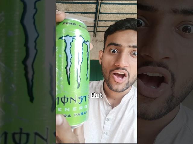 I Tried Monster Energy Drink for the first time in my Entire Life #shorts