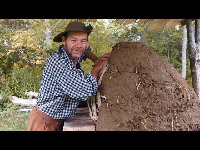 How To Build a HUMONGOUS Earthen Oven - Townsends Homestead