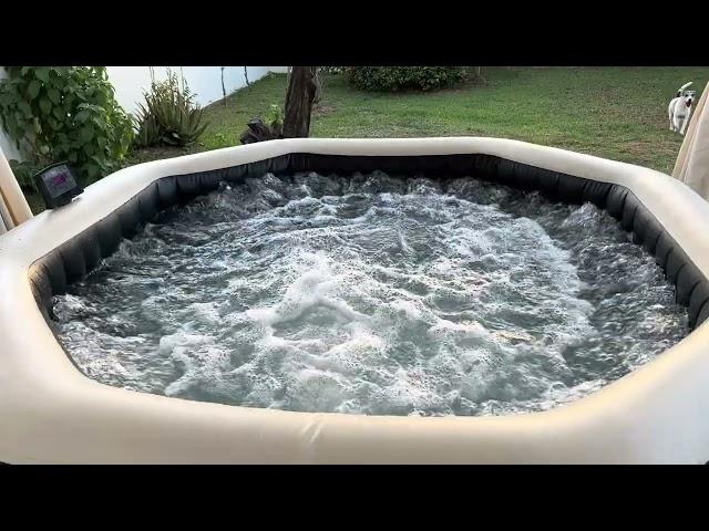 SPA Inflável Octogonal PureSPA Jet&Bubble Deluxe 1098L 220V Intex