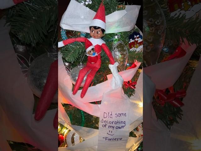 Elf on the shelf ideas  Day 5 #elfontheshelfideas #subscribe #foryou #christmas #foryoupage