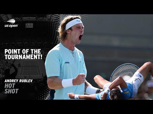 Andrey Rublev Wins Epic 37-Shot Point! | 2024 US Open