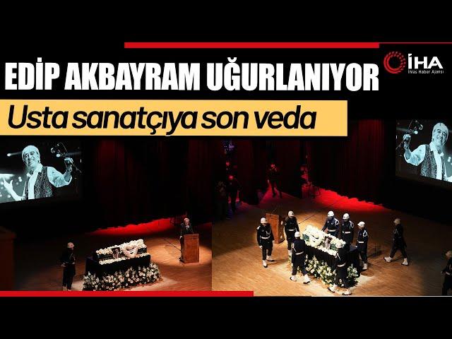 Edip Akbayram İçin Cemal Reşit Rey Konser Salonu'nda Tören Düzenlendi