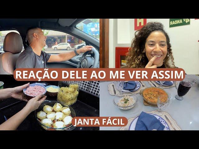 FIZ UM PROCEDIMENTO NO ROSTO, ELE SAIU SOZINHO COM OS MENINOS, MACARRÃO DE FORNO RECHEADO E MAIS