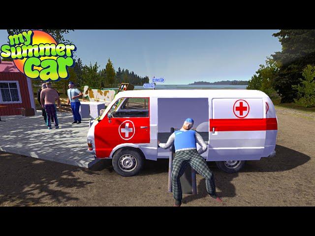 AMBULANCE IN THE CITY THEATER - My Summer Car #340 | Radex