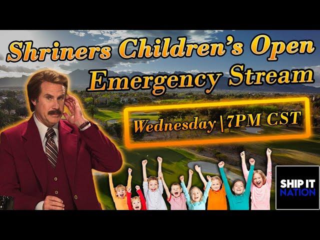 The Shriners Children's Open | Emergency Stream | PGA DFS | DraftKings Strategy | Ship It Nation