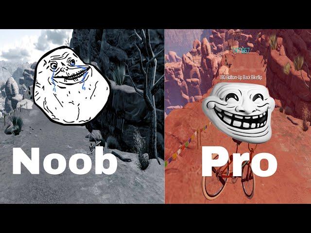 Noob vs Pro in BMX 2