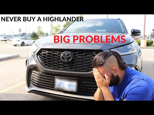 Why you should Never buy a Toyota Highlander