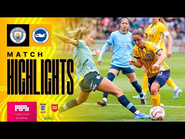 HIGHLIGHTS | Man City v Brighton | Women's Super League