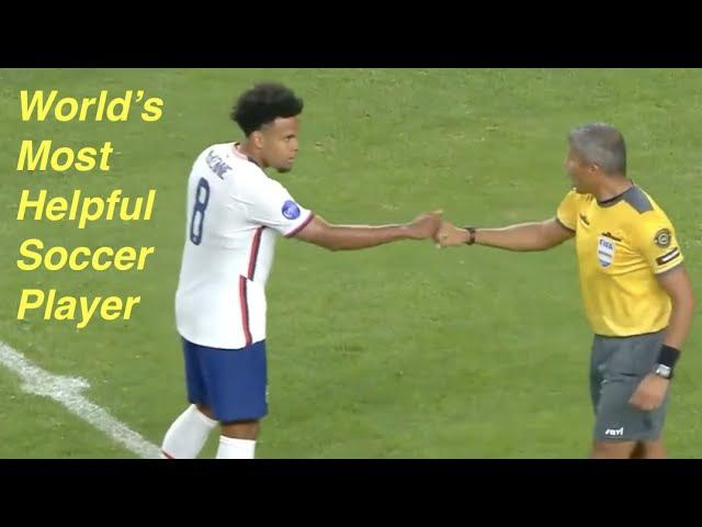 Weston McKennie -- Most helpful soccer player in world
