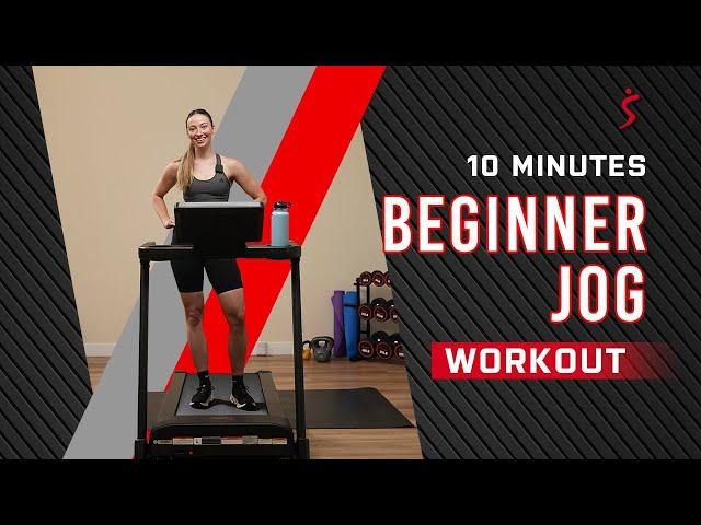 10 Min Quick BEGINNER TREADMILL JOG Workout