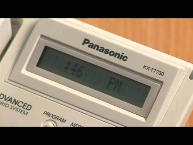 Panasonic KXTA KXTE time & date.mpg